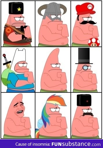 Faces of Patrick