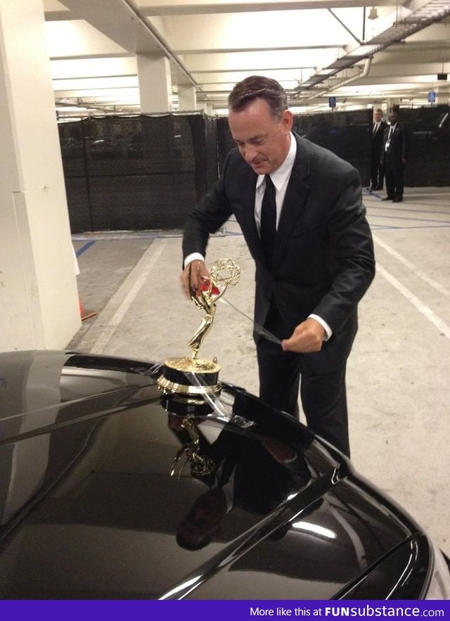 Tom Hanks has the right idea