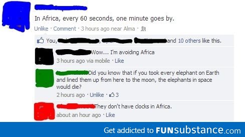 Facebook on Africa