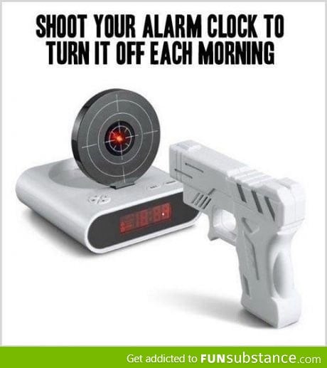 Cool alarm clock!