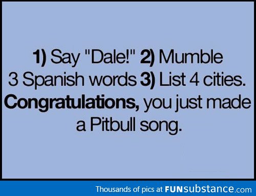 How to make your own Pitbull song