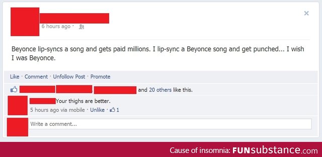 I wish I was Beyonce