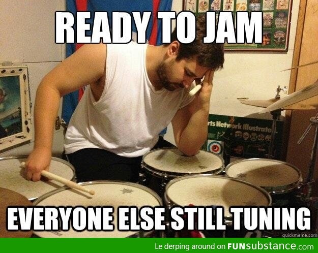 Drummer problems