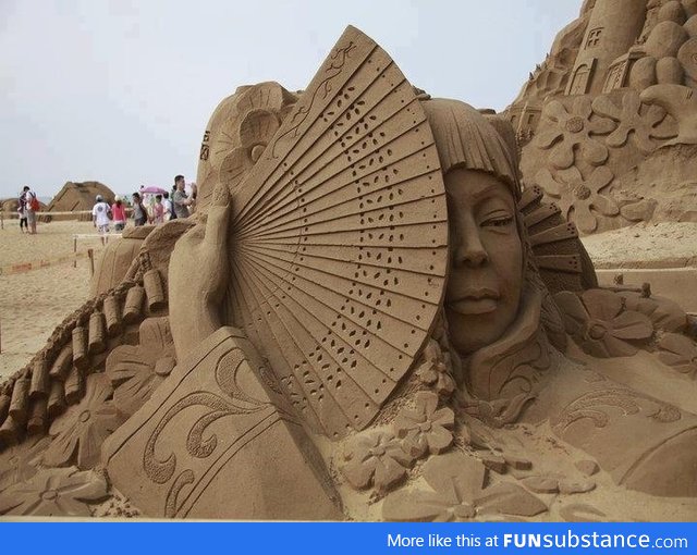 Incredible sand art