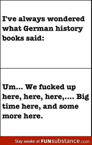What's in German history books