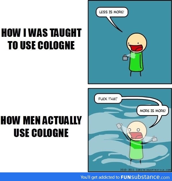 How to use cologne