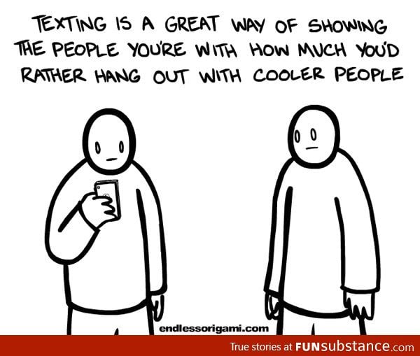 Reason we text