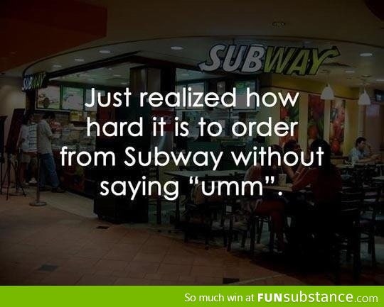Observation about Subway