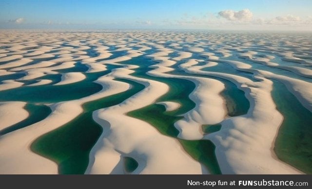 One of the most unusual spots on earth is the Coastal Dunes of Brazil