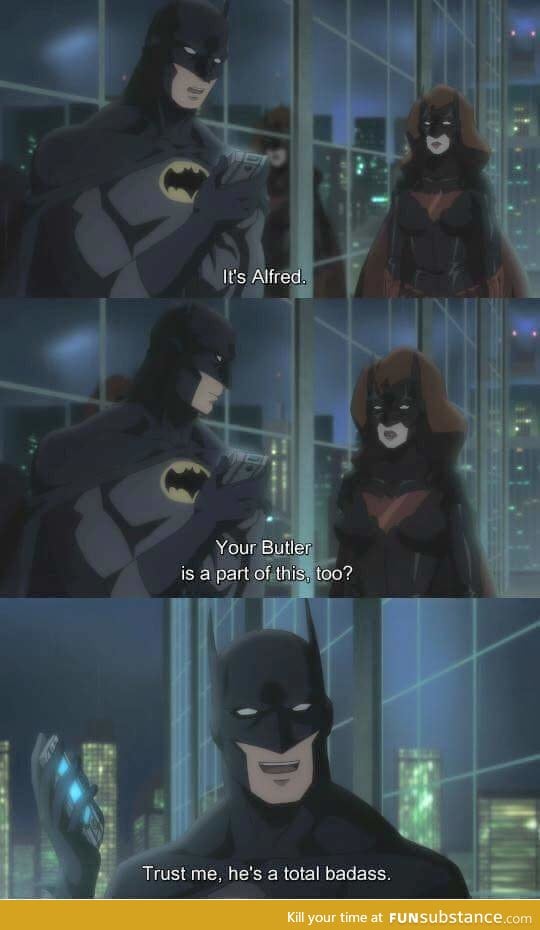 You better respect The Alfred.