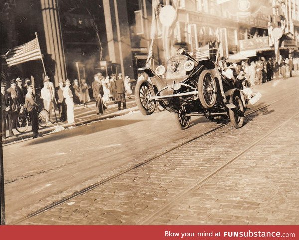 First photographed wheelie in est. 1931