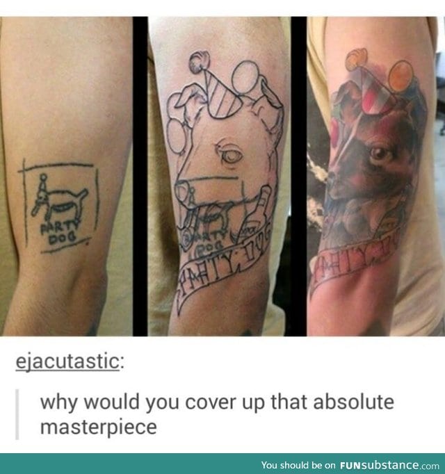 Why would they cover up such a masterpiece?