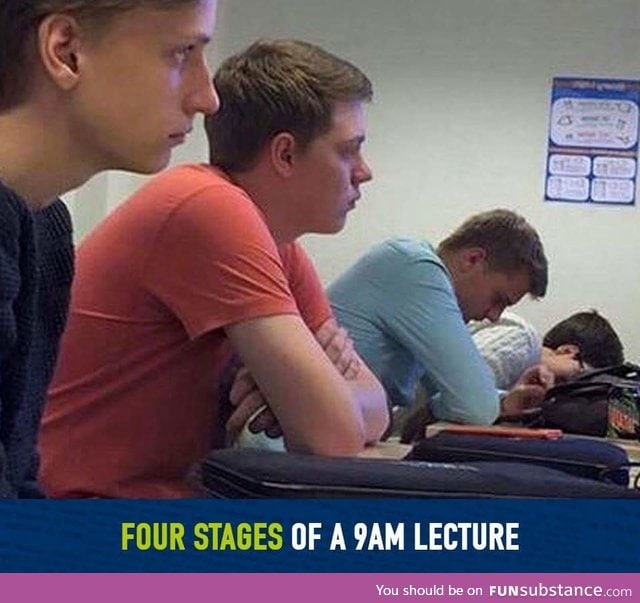 The Four Stages of a Lecture