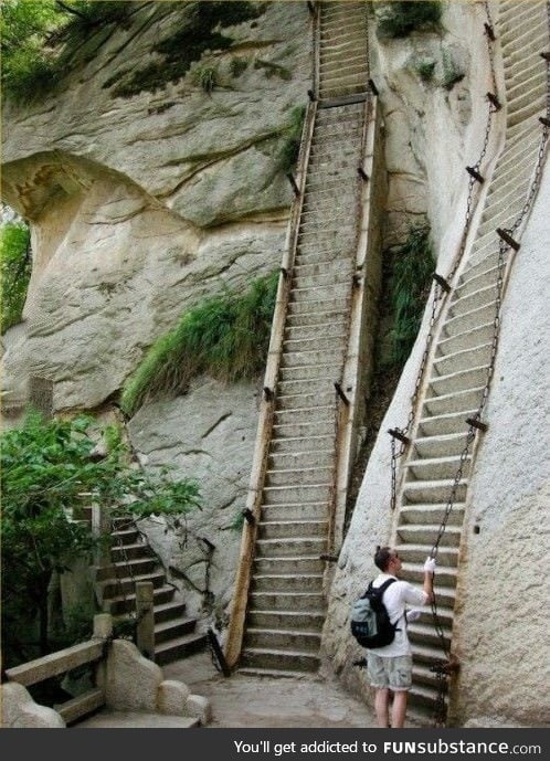 The steepest staircase in the world