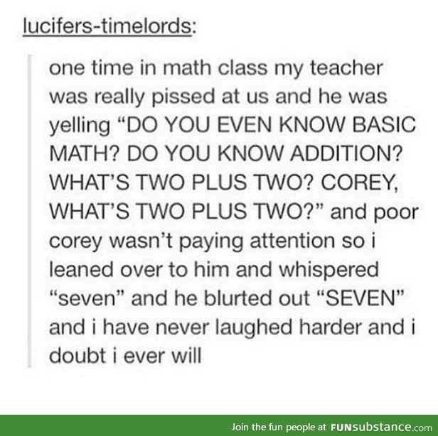 Poor teacher
