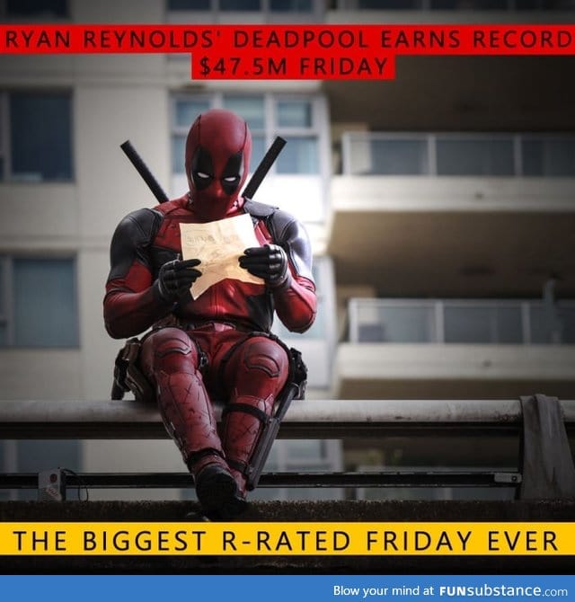 Way to go Deadpool!