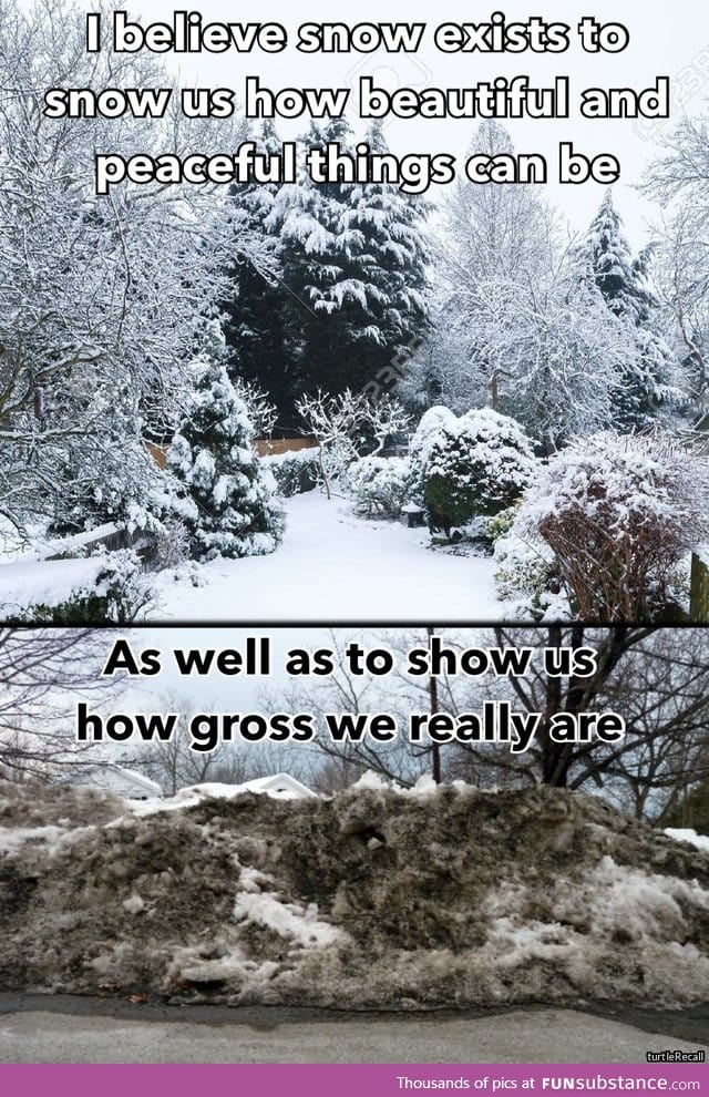 Gross snow