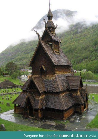 900 years old church in Norway