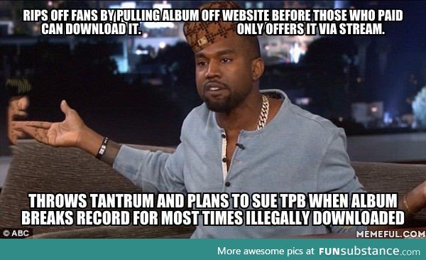 One more reason to hate Kanye
