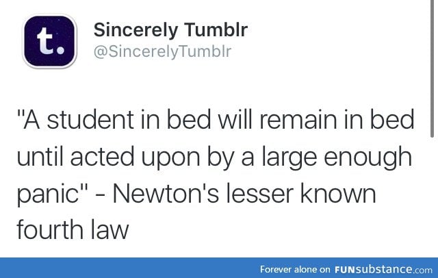 Newton's fourth law