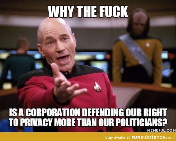 With the recent news surrounding Apple and the FBI