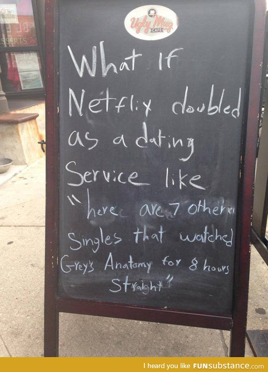 This netflix dating service should exist