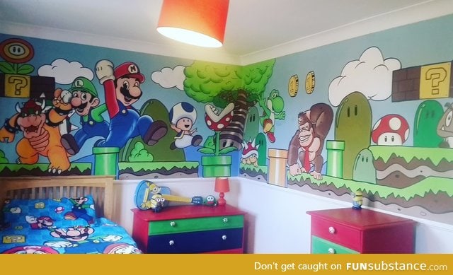 Super Mario bros room