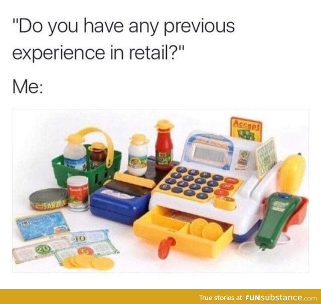 Experience in retail