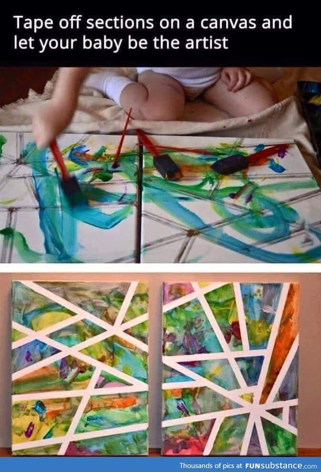 Let your baby be an artist