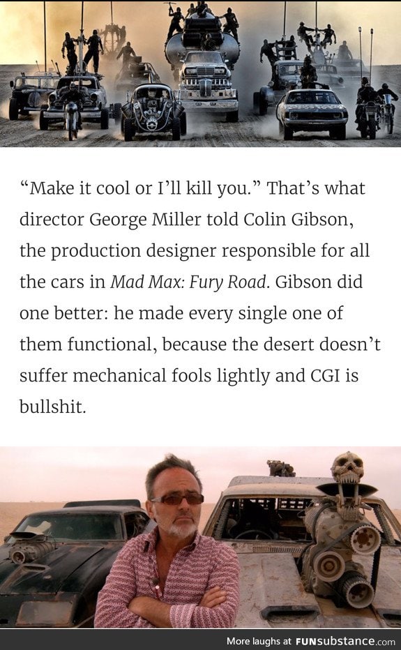 George Miller gave one simple sentence that made Mad Max great