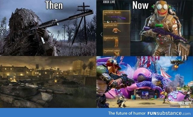 Evolution in Call of Duty