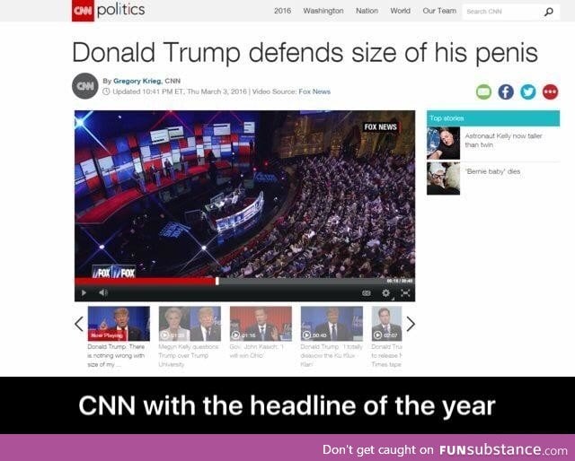 Meet CNN's headline of the year