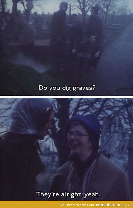 Gravedigger humor