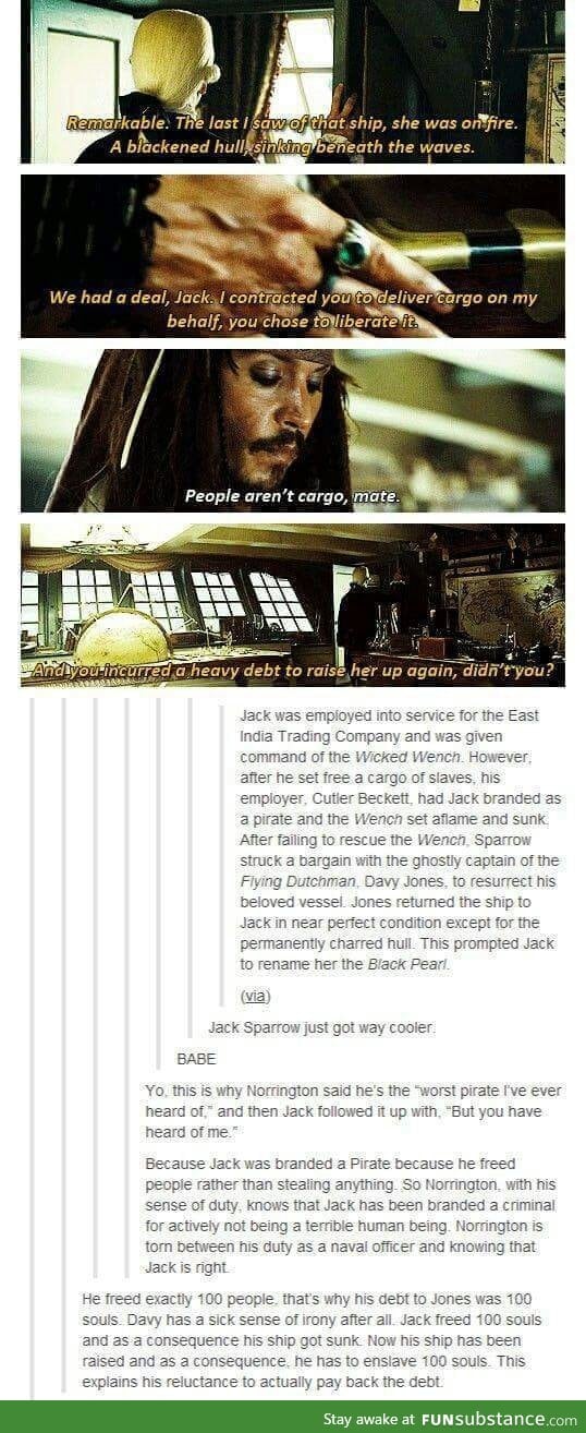 captain jack sparrow is awesome