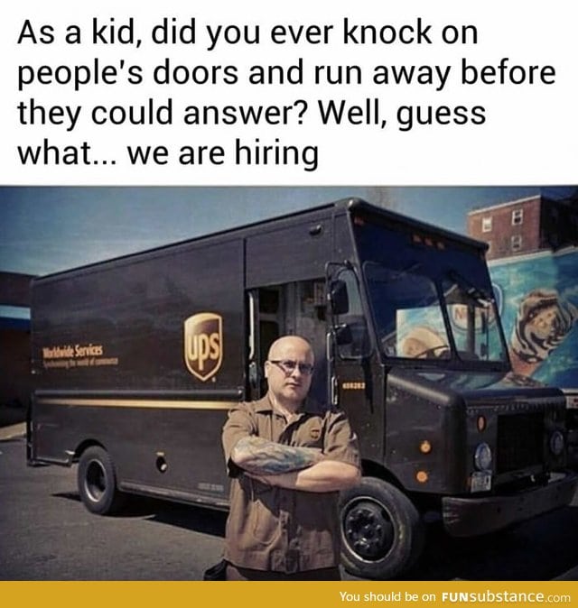 UPS needs you