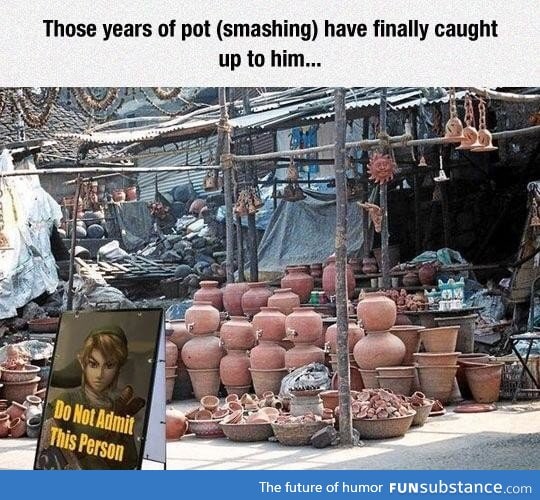 Pot smashing