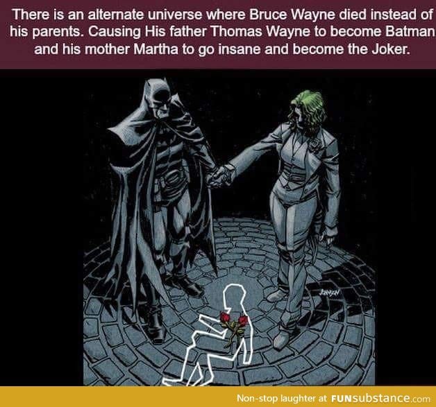 There is an alternate DC universe