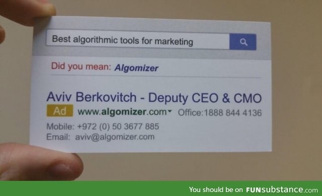 Give that business card designer a raise