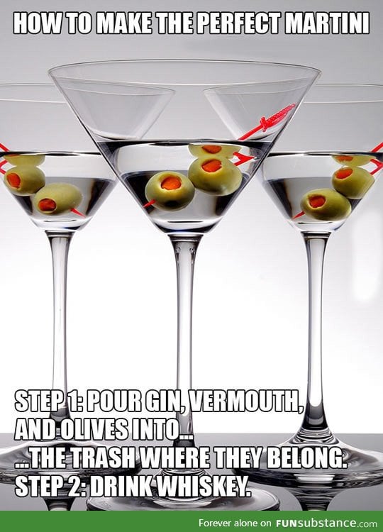 Make the perfect martini