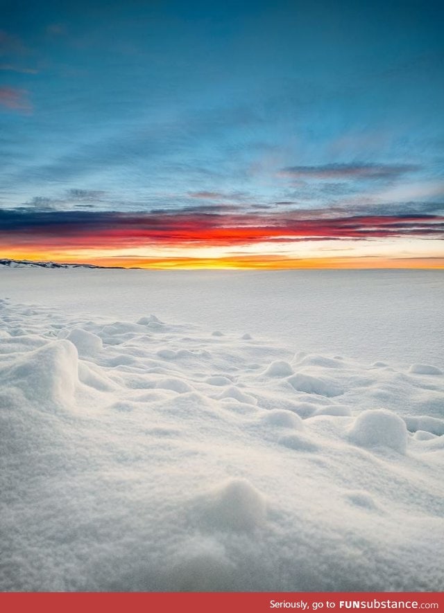 View from a front yard in Montana