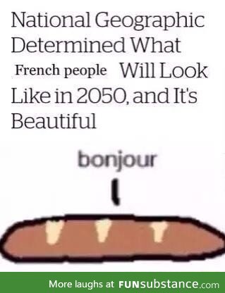 Beautiful French people in 2050