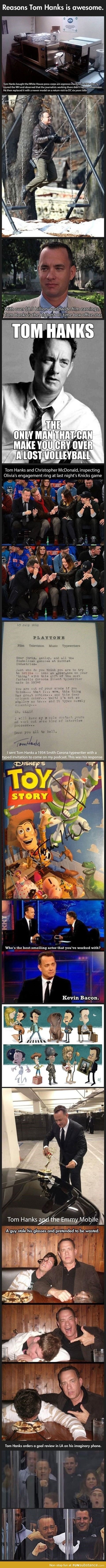 Reasons Tom Hanks Is Awesome