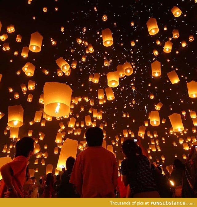 lantern festival in Thailand