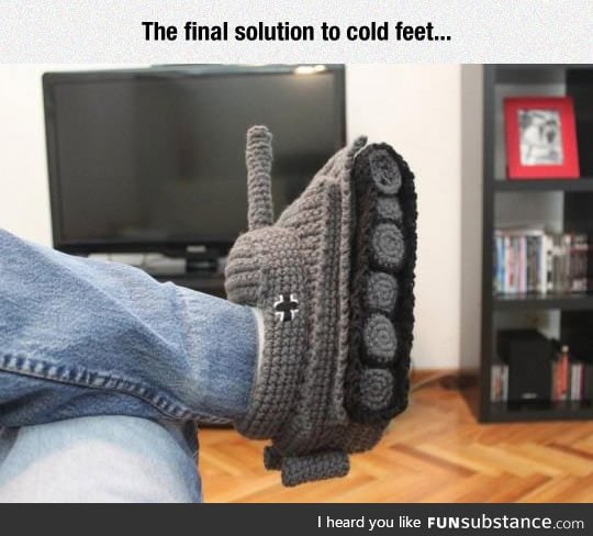 When you want badass warm socks