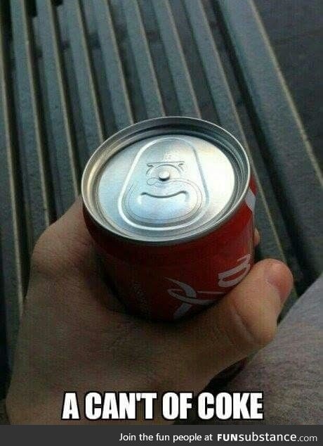 A can't of coke