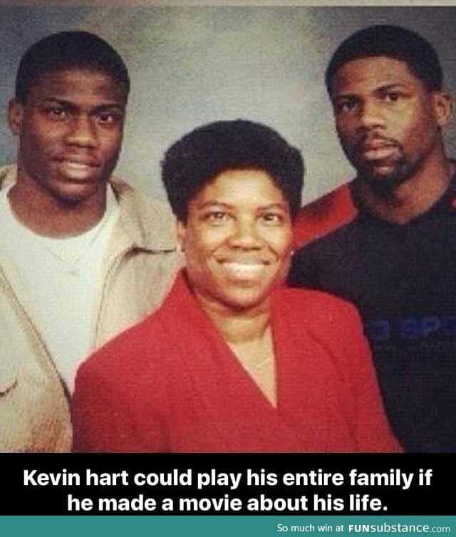 Kevin Hart could act as all of them