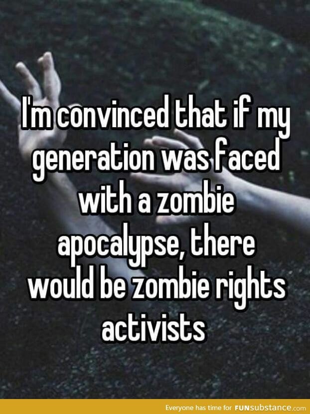 Zombie rights activists