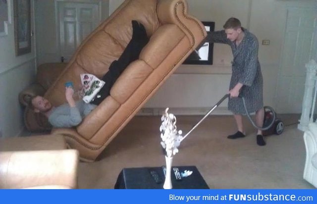 How real men clean