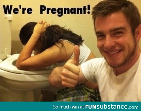 One way to announce pregnancy