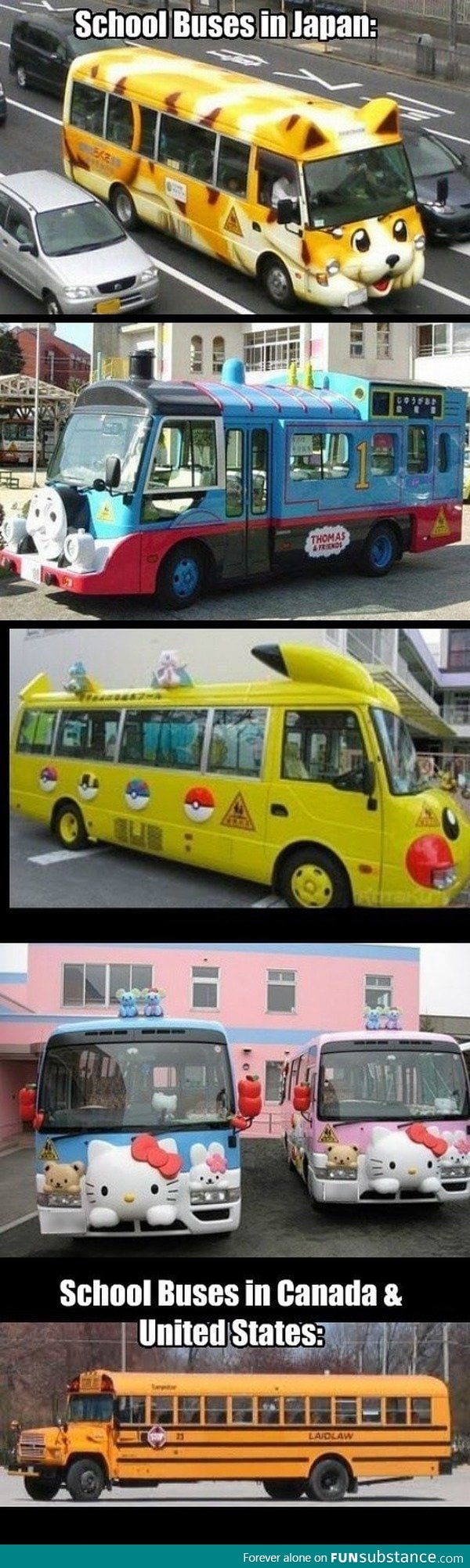 Japanese school buses